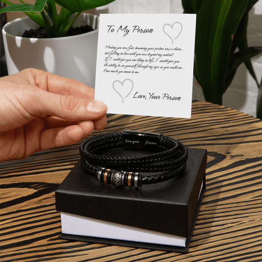 To My Person - Love You Forever Bracelet