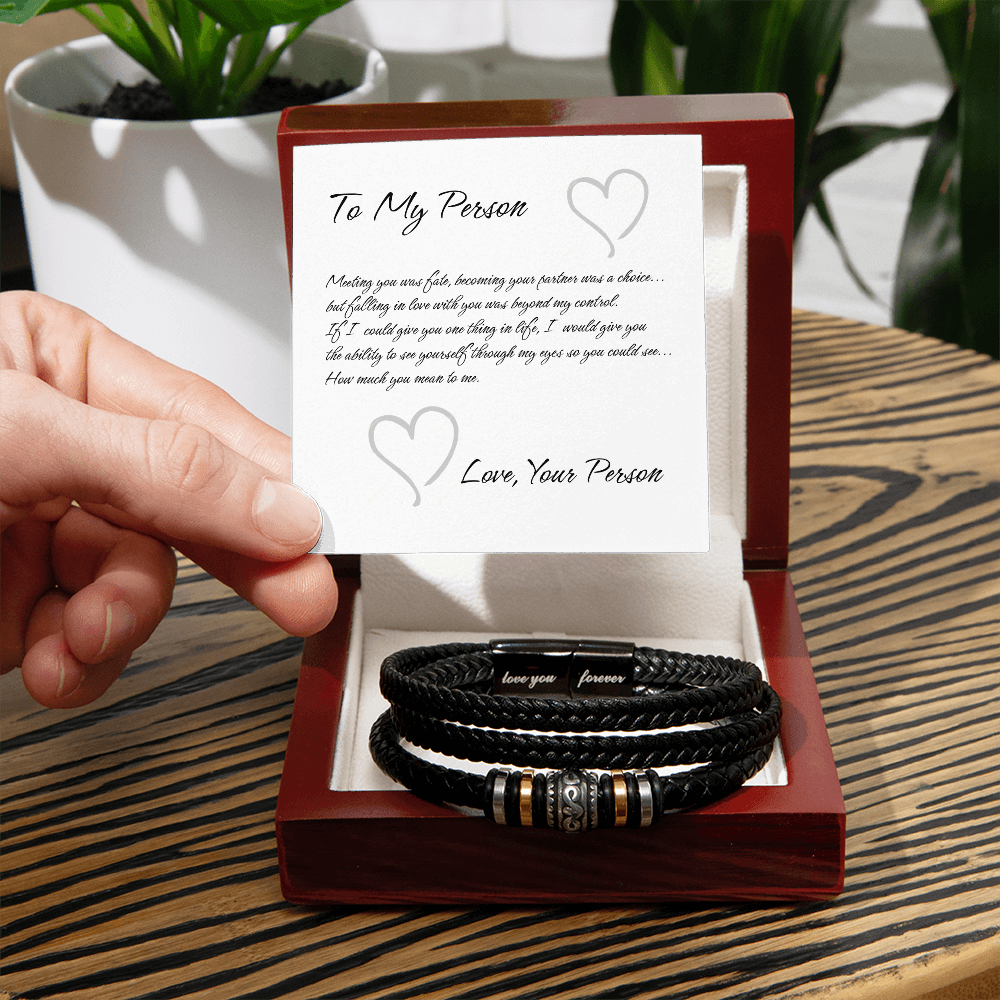 To My Person - Love You Forever Bracelet